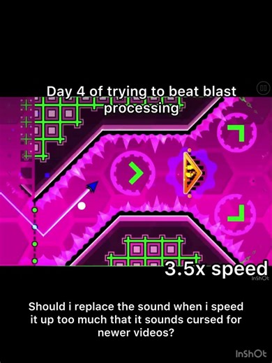 Day 4 of trying to beat blast processing ( end of blast processing for now ) #geometrydash