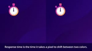  Do you know what is the relation between the monitor color and response time?  Watch the video to understand this concept easily within a few seconds! #ViewSonicElite #ViewSonic #Gaming | ViewSonic | Facebook