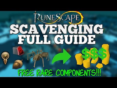 Get Rare Components & Make GP While AFK - Scavenging Perk Guide 2021 - Runescape 3