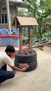 Decor our own garden #reels #crafts #DIY #gardendecor | Deep's CRAFT