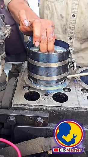 🔥 Perfect Engine Valve Sealing Process | Cylinder Head Valve Lapping Tool in Action ⚙️ #Shorts