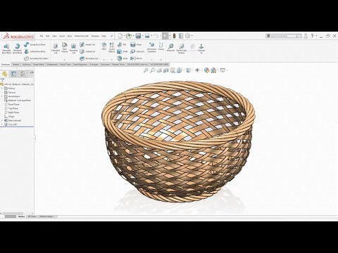 SolidWorks Surface Tutorial | Basket