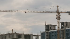 Time lapse of a construction site - Free Stock Video