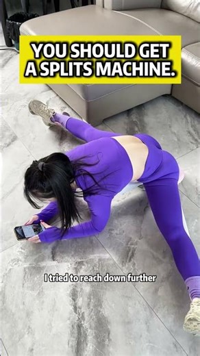 Want Better Splits? Try This Stretching Machine #stretch