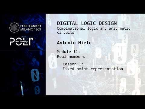Real numbers - Fixed-point representation (A. Miele)