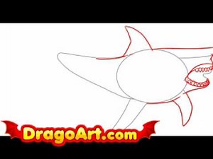 How to draw Jaws, step by step