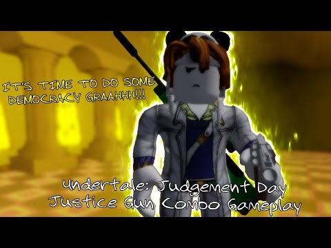 BEST BEGINNER COMBO!!! Undertale: Judgement Day funny Justice Gun Combo + Speed Potion Gameplay