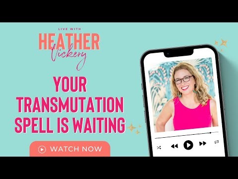 Your transmutation spell is waiting