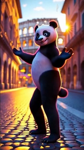 “Adorable 3D Dancing Panda | Cute Cartoon Animation Short”