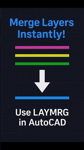 Clean Up Layers Instantly with LAYMRG | AutoCAD Layer Merge Explained!