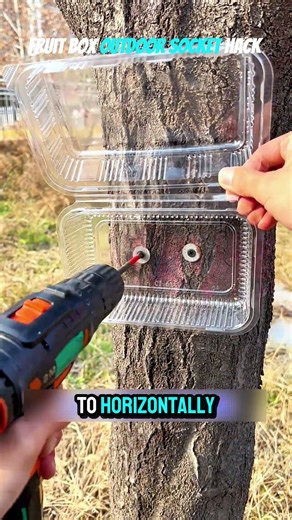 Fruit Box Outdoor Socket Hack #shorts #trending #mechanical