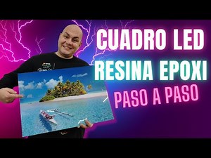 LED PANEL WITH EPOXY RESIN STEP BY STEP / Working with resin and LED strips