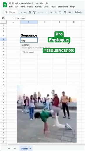 Stop Typing Numbers One by One in Excel! 🚀 Use =SEQUENCE() & Fill Instantly | Excel Tip #Shorts