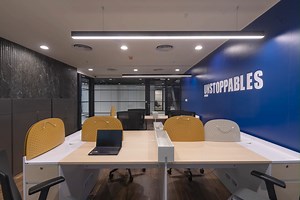 1.7K views · 55 reactions | Teamwork or Focus work? Just move the screens! The Natural Joy screens are inspired by the lines of the Alps hills and are decorated with the wave point art of Yayoi Kusama. The flexible assembling and disassembling of partition screens offer a balance between collaboration and concentration. Know more: https://bit.ly/3LoqPM7 #officefurniture #officefurnituresolutions #partitiondesign #sunon | Sunon Furniture | Facebook