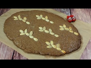 Speculaasbrokken(Dutch recipe)Giant spiced cookie that you break into chunks! Merry Christmas!