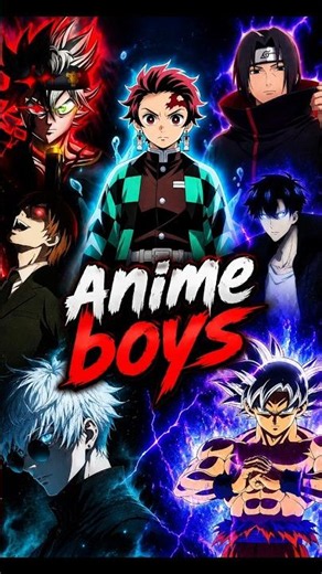 very handsome anime boys all anime main characters,📉😈 Aura