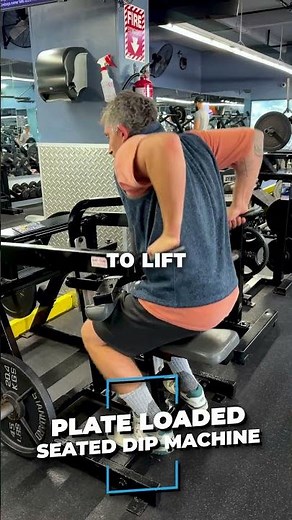 27 Plate Loaded Seated Dip Machine