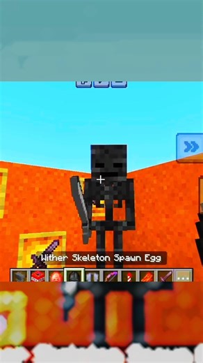 Minecraft wither skeleton fair and lovely users #minecraft #funny #minecraftpe #shortsfeed