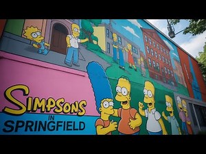 I met the Simpsons in Springfield Oregon | Mural Hunt | Full-time Nomad Gigworker Road Life