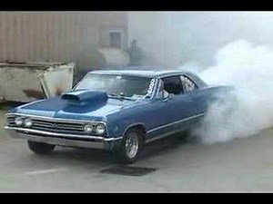 67 Chevelle Doing a Burnout