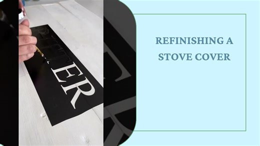 How to Refinish a Stove Cover for a Fresh, New Look