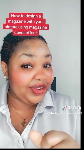 How to Design a Magazine with Your Picture Using TikTok's Magazine Cover Effect