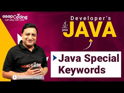 Java Special Keywords | abstract | static | final | volatile | Java for Developers | #Java #Lec58