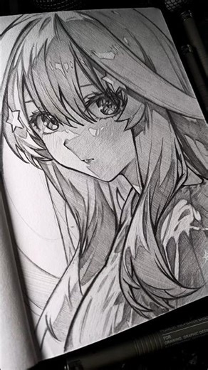 Anime Girl Drawing #drawing #animedrawing #art #animegirl #animestyle #anime #animeart #shorts