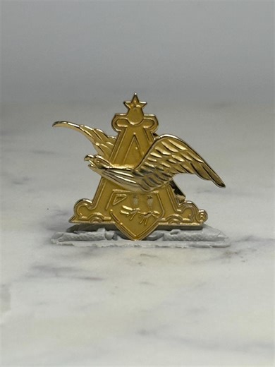 Anheuser-busch Eagle Pin: Gold Tone Metal - Vintage Patriotic Accessory - Etsy Australia