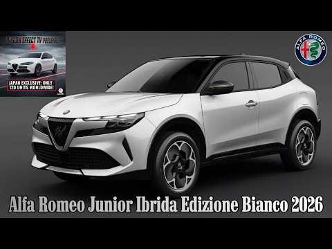 🚨 WORLD EXCLUSIVE: Alfa Romeo Junior Ibrida Edizione Bianco | The 1-of-120 Masterpiece Unveiled! 🇯🇵🍀
