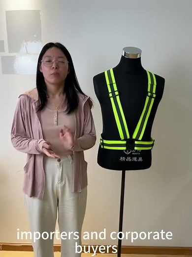 YGM Reflective Safety Belt | High Visibility Gear for Night Cycling, Running & Outdoor Work