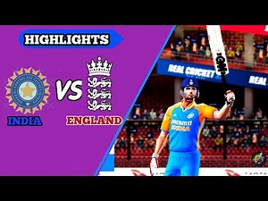 India vs England T20 Thriller | Real Cricket 20 Gameplay | Epic Match Highlights!