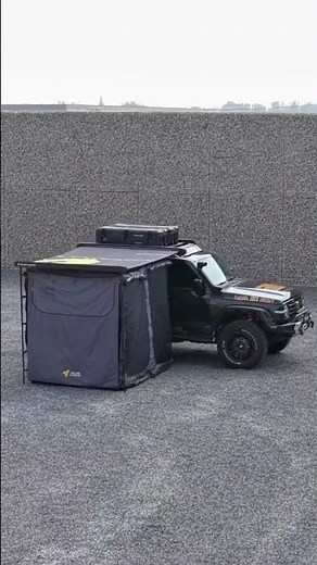 Overlanding Hack: 180 Degree Awning + Side Walls = GAME CHANGER