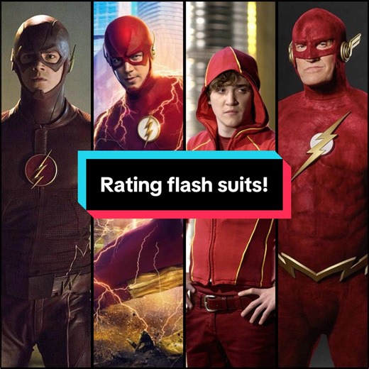 Rating live action flash suits! CW flash, Smallville and earth 90!⚡️⚡️ #superheros #comics #dc #comictok #theflashcw