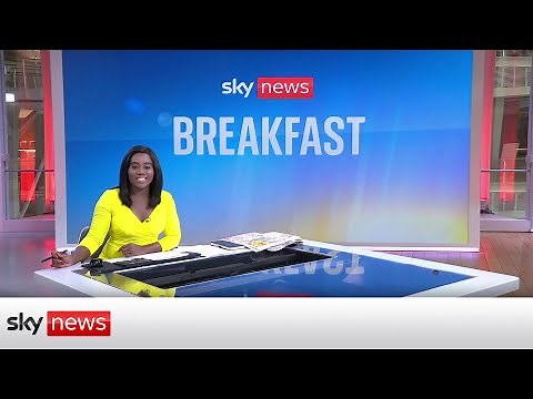 Sky News Breakfast: England will face Germany at Wembley Stadium today