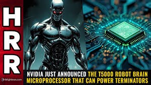 NVIDIA just announced the T5000 robot brain microprocessor that can power TERMINATORS