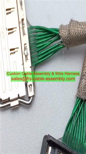 microcoax Japan distributor 40 pin connector EMI braid for autonomous vehicle 60 pin micro coaxial c