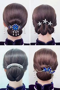 4.1K views · 65 reactions | Gorgeous Low Bun Hairstyle Tutorial | Effortlessly Elegant Styles for Any Occasion | Simple Hairstyles | Facebook
