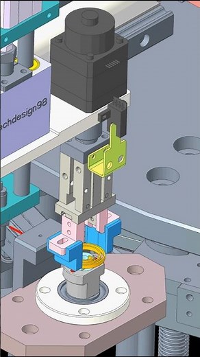 Gripping and Rotating Mechanism #automation #machine #mechanism