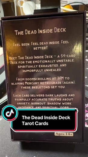 Discover the Dead Inside Deck Tarot Cards