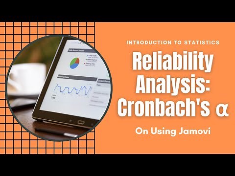 Statistics - On Using Jamovi - Reliability Analysis using Cronbach ⍺