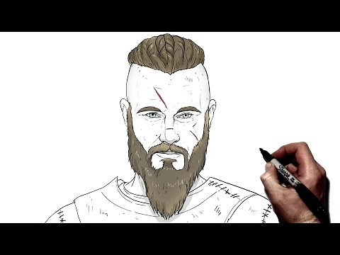 How To Draw Ragnar Lothbrok | Step BY Step | Vikings