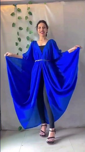 DIY Dress | dress draping | draping style | draping technique | saree draping | draping video