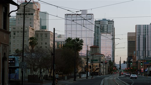 Multistudio designs towers with "crisp white skin" in Phoenix