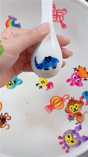 #shorts Magical Floating Ink Pen, Draw a blue elephant #diy