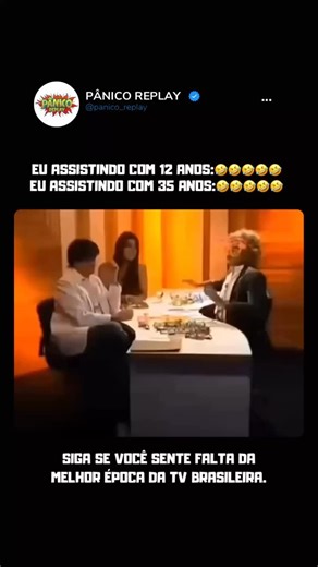 Pânico Replay on Instagram: "Quem lembra do Pânico na TV sabe o quanto esse programa marcou época. Humor sem limites, personagens icônicos, bordões inesquecíveis e aquele caos organizado que só o Pânico na Band sabia entregar. O auge veio ali por 2013, quando o programa virou fenômeno cultural, dominava as conversas de segunda-feira e lotava a internet com memes. Era entretenimento raiz, criatividade sem medo e um estilo de humor que simplesmente não existe mais hoje. E o mais curioso? Muita gen
