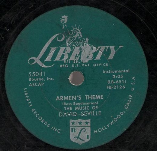David Seville - Armen's Theme / Carousel In Rome