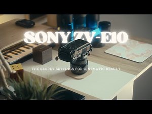 SECRET CINEMATIC SETTINGS Sony ZV-E10