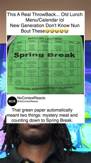 Spring break countdown.