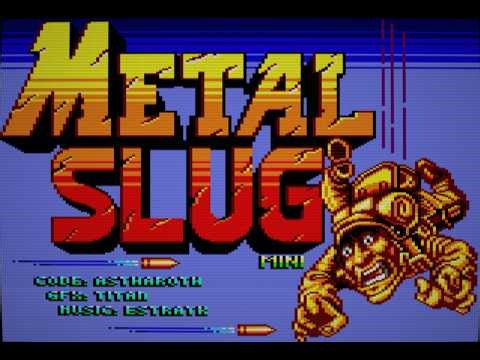 Minislug - Amstrad CPC - short gameplay
